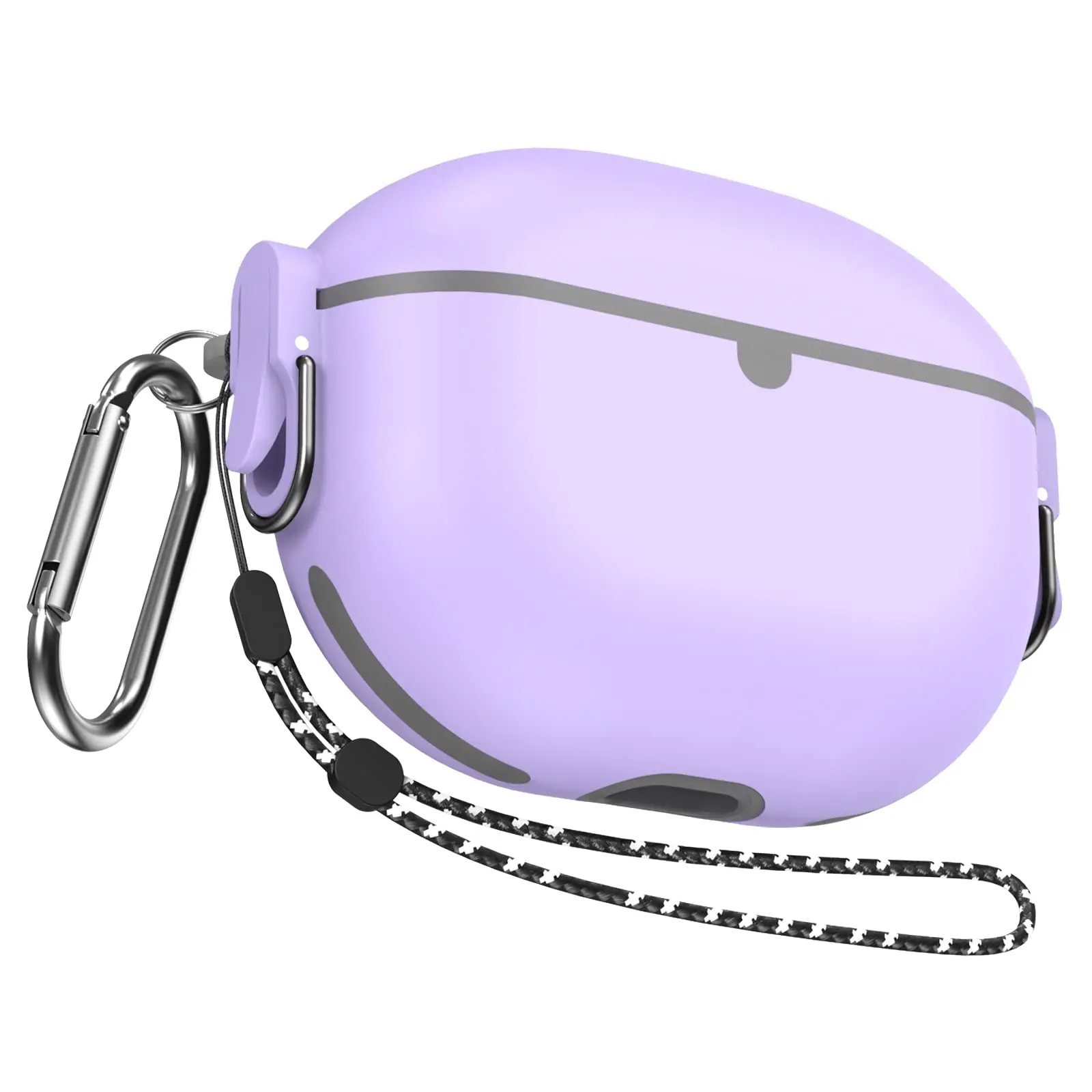 3D [Secure Lock] Per Beats Studio Buds Case(2021) Protezione Con Portachiavi/Cordino Accessori Per Auricolari Per Beats Studio Buds Case