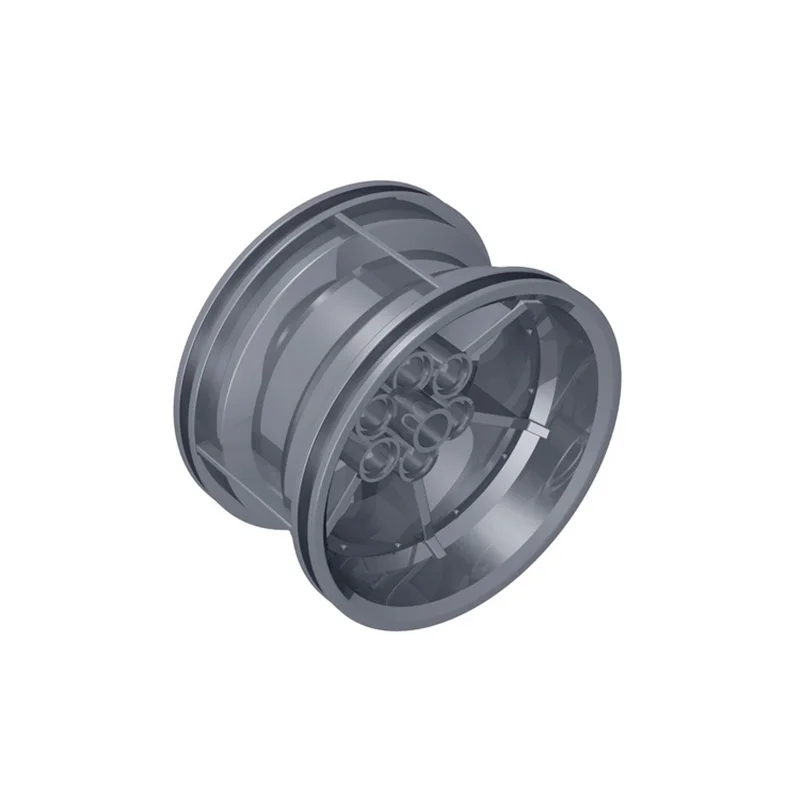 Gobricks 10PCS 15038 휠 56mm D x 34mm 레이싱 중간 벽돌 컬렉션 기술 MOC 빌딩 블록 용 모듈 형 장난감