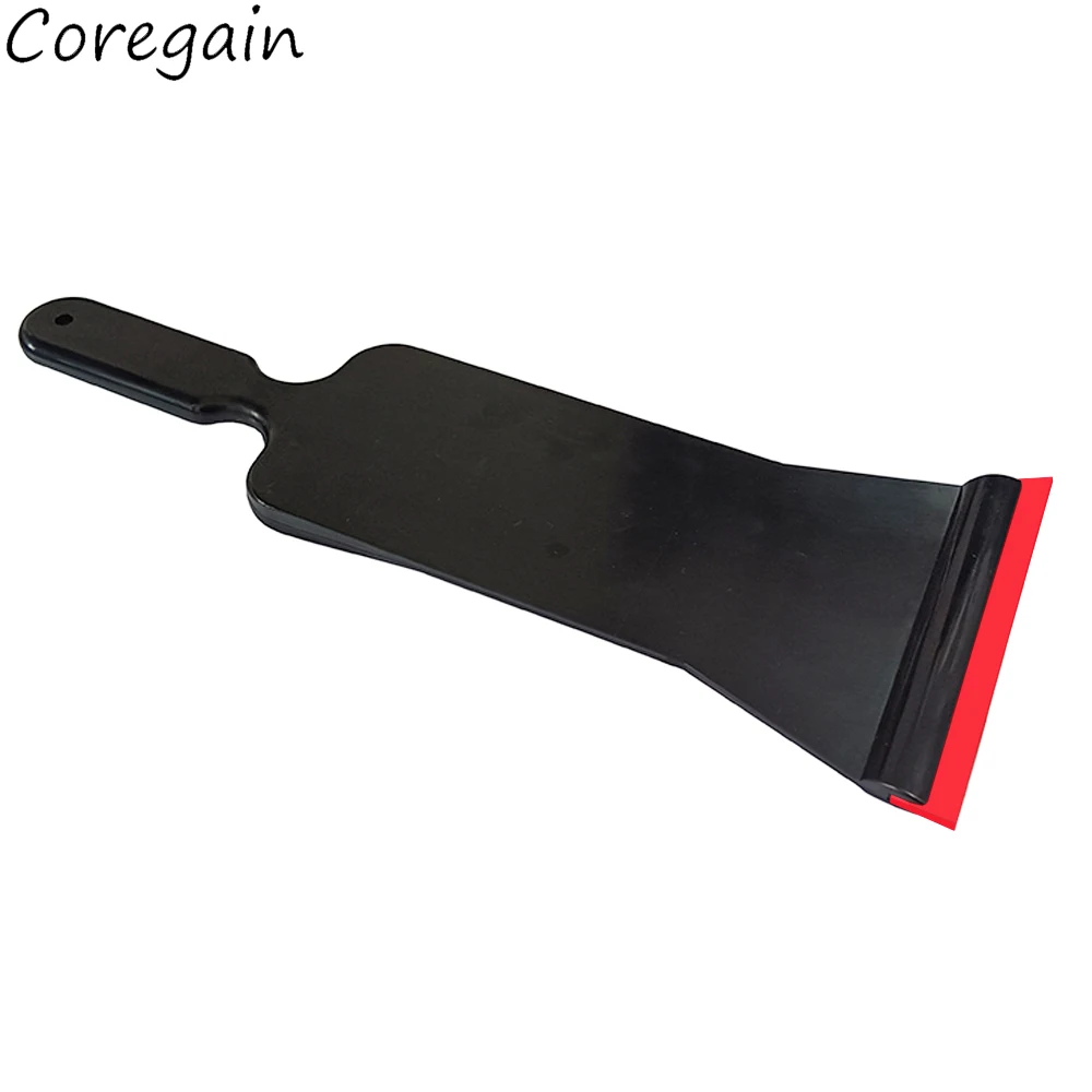 Window Tinting Squeegee Car Wrapping Tools Long Handle Cleaning Squeegee Front Rear Window Tinting Scraper Carbon Fiber Vinyl Shovel