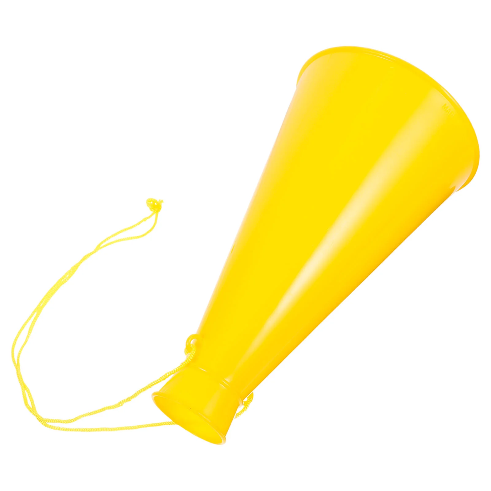 Cheer Horn Plastic Party Horns Yellow Noise Maker Toy Megaphones Cheering Props for Fans Versatile Use at Parties Ceremonies