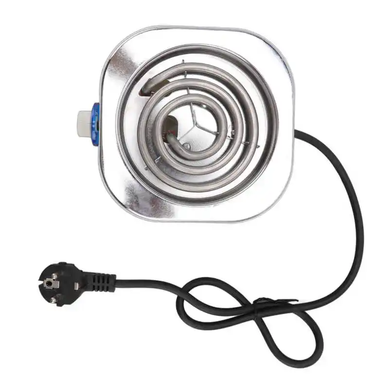 Portable Electric Stove 500W Easy Operation Safe Wide Application Mini Stove Portable Electric Burner For Kitchen EU 220-240V 3