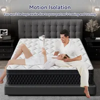 10 Inch Full Size Mattress,Memory Foam Hybrid Mattress in a Box,Individually Pocketed Springs for Isolate Motion 2