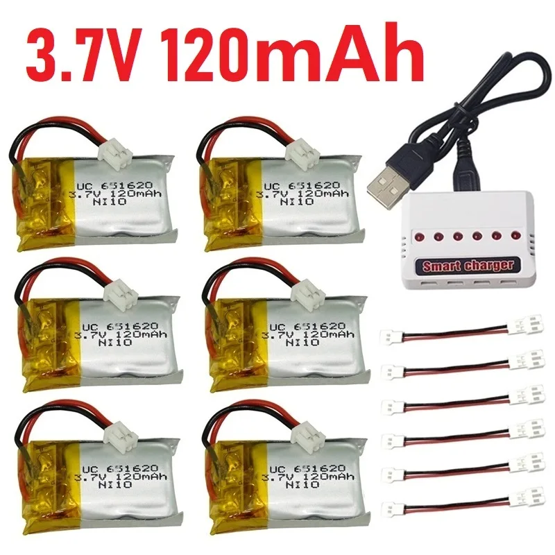 

Для Cheerson CX10 CX-10 CX-10A RC вертолет/RC Квадрокоптер 3,7 в 120 мАч литий-полимерный аккумулятор и зарядное устройство 651620 1,25 мм разъем