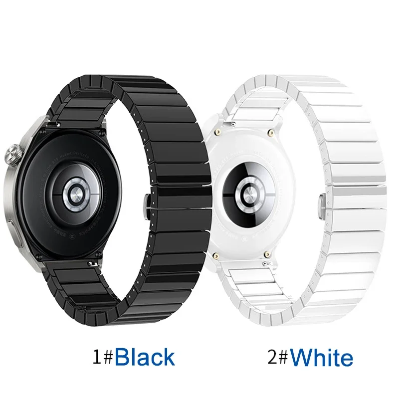 20mm Ceramic Strap for HUAWEI WATCH GT 3Pro 43mm Stainless Steel Bracelet Band for Huawei Watch GT3 42mm GT2 42mm Wristband