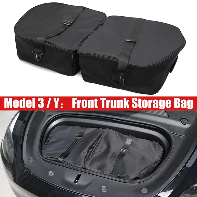 for Tesla Model 3 Highland 2024 Interior Accessories Rear Trunk Storage  Organizer Box with Cover Waterproof Model3 Trash Can - AliExpress