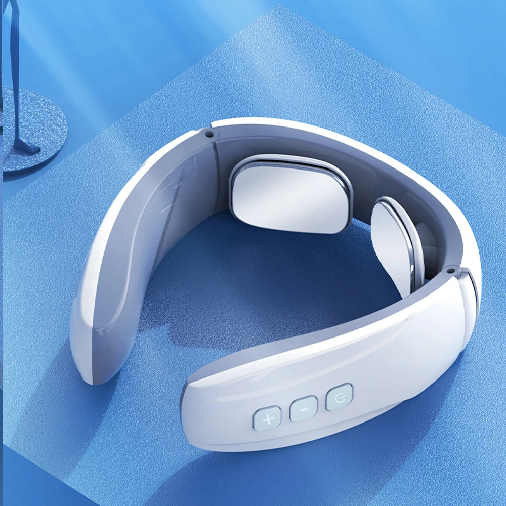 

Neck Massager Electric Pulse Infrared Heating Neck Pain Relief Health Care Relaxation Tool Rechargeable Cervical Massager