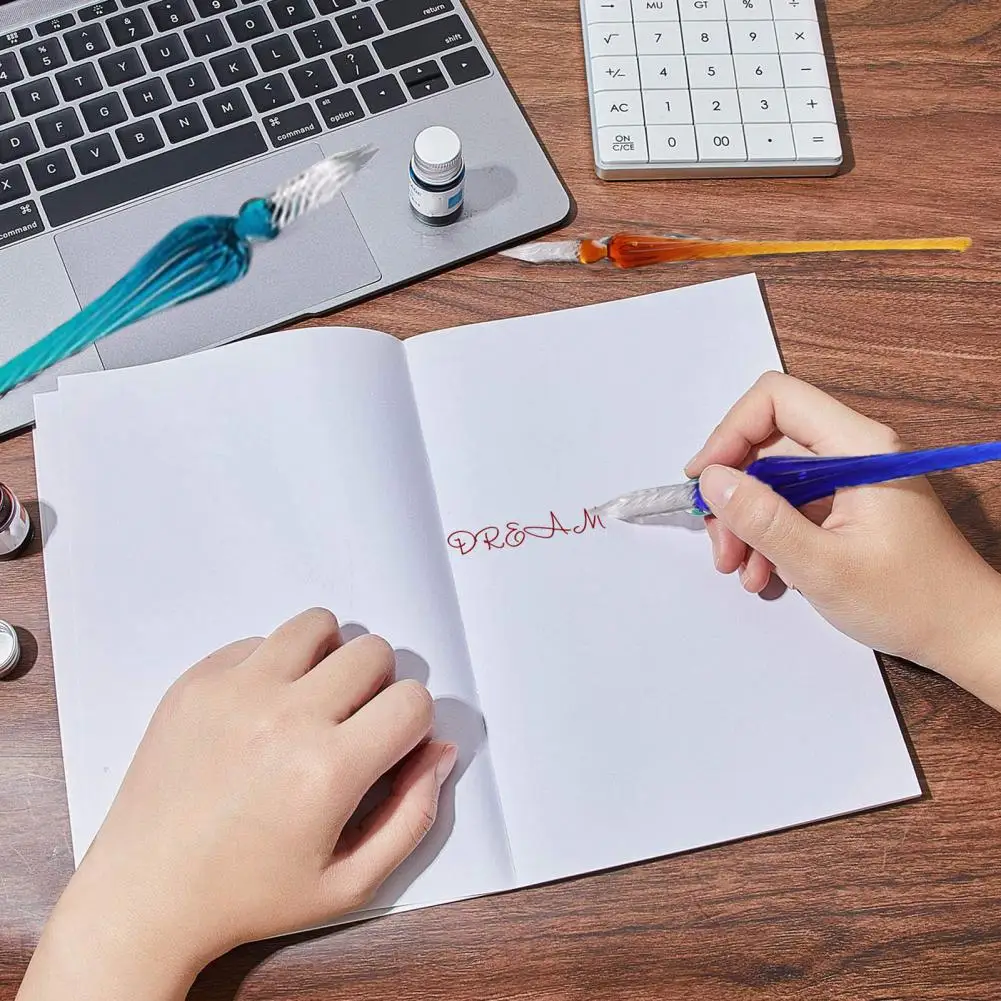 Glass Dip Pen Comics Painting Beautiful Color Effects Dip Pen Smooth Writing Drawing Experience Multifunctional Art Tool