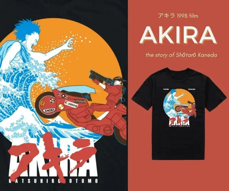 

Akira, Japanese Gundam Super Robot Anime T-shirt