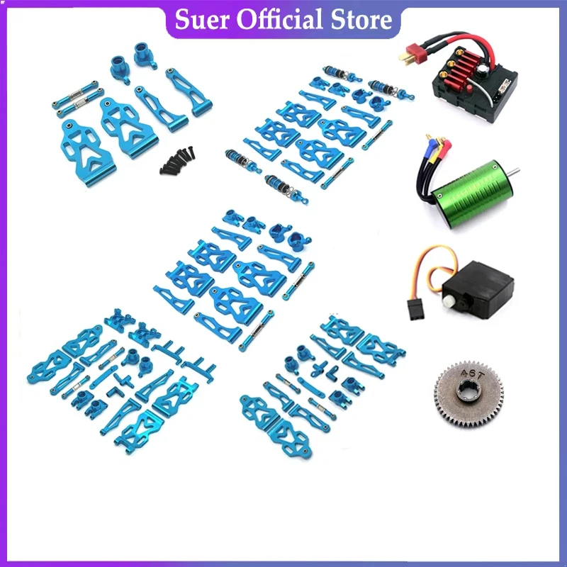 

SCY 16101 16102 16103 16201 16101 Pro RC Car 1:16 Blue Upgraded Metal Spare Parts Model 4WD/Original Spare Parts 6312 6313 6314