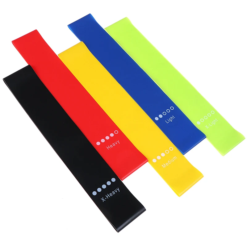 Crossfit Workout Resistance Bands Fitness Elastic Rubber Bands Training Workout Mini Home Gym Home Yoga Strength Equipment Fitness Resistance Band Fitness Accessories