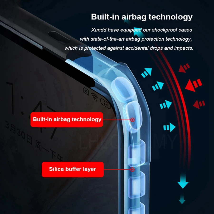 Durable Acrylic Shockproof Silicone Soft Phone Case Cover