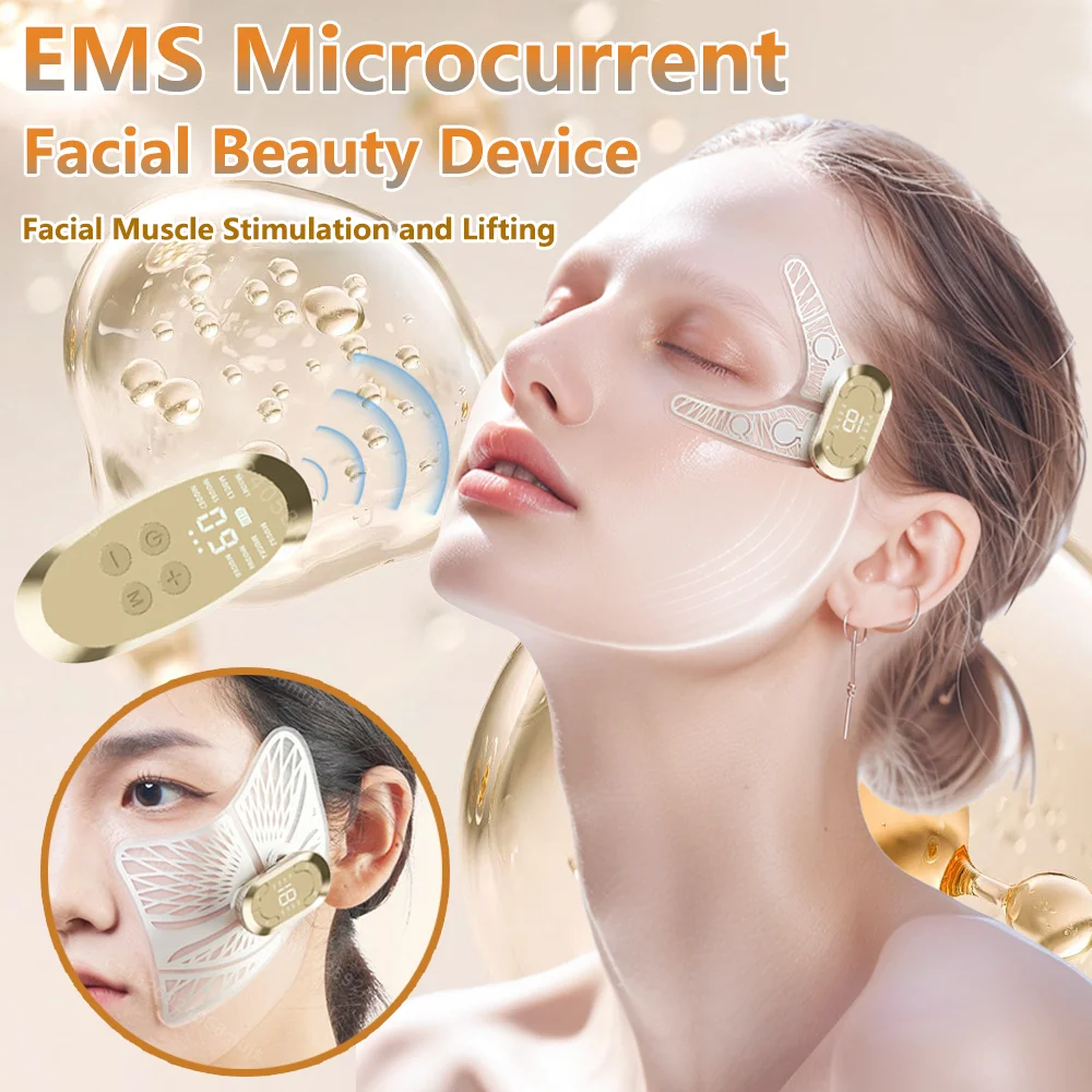 Eye massager Ems pulse microcurrent eye care device to relieve fatigue massage reduce dark circles swelling anti-wrinkle