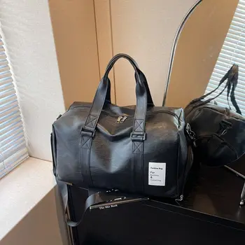 Borsa da palestra Borse sportive in pelle Borse asciutte e bagnate per uomo Donna Allenamento per scarpe Fitness Yoga Bagagli da viaggio Borsa sportiva a tracolla