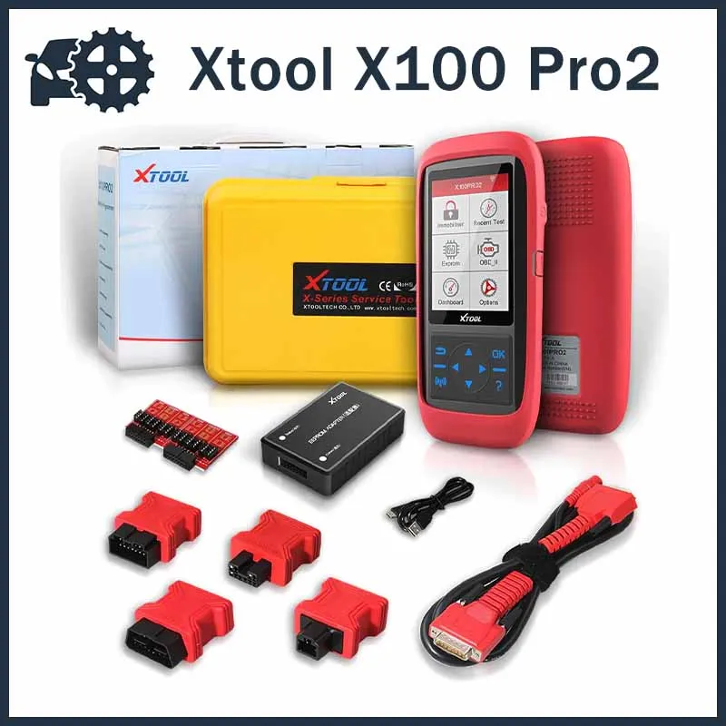 

XTOOL X100 Pro2 Auto Key Programmer/Calibration Adjustment Scanner X100PRO OBD2 Code Reader with Free Update