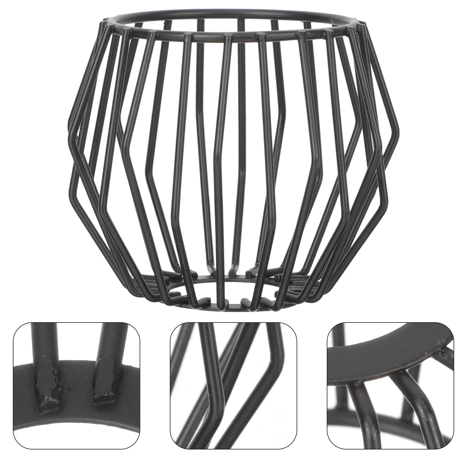 

Wrought Iron Lampshade Shades Bedside Table Ceiling Chandelier Decorative Black Light Replacement