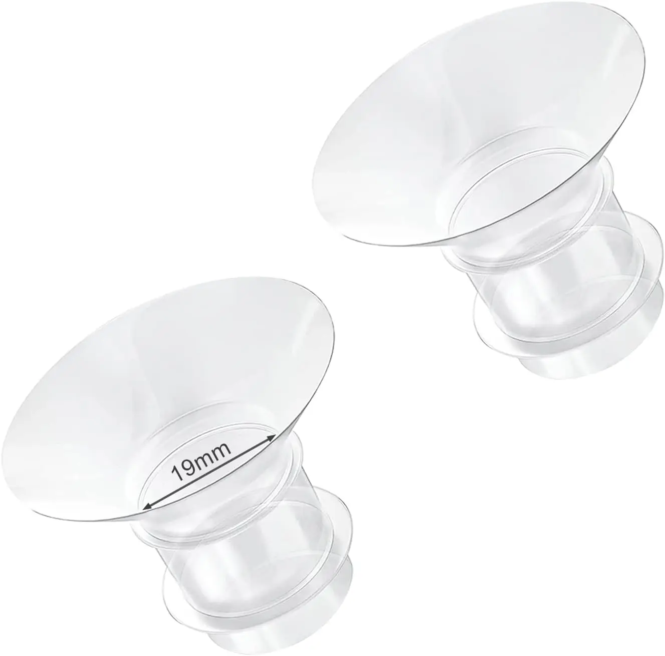 2pcs Flange Inserts Compatible Breast Milk Pump 24MM Flange Replacement 15mm 17mm 19mm 21mm breast pump accessories