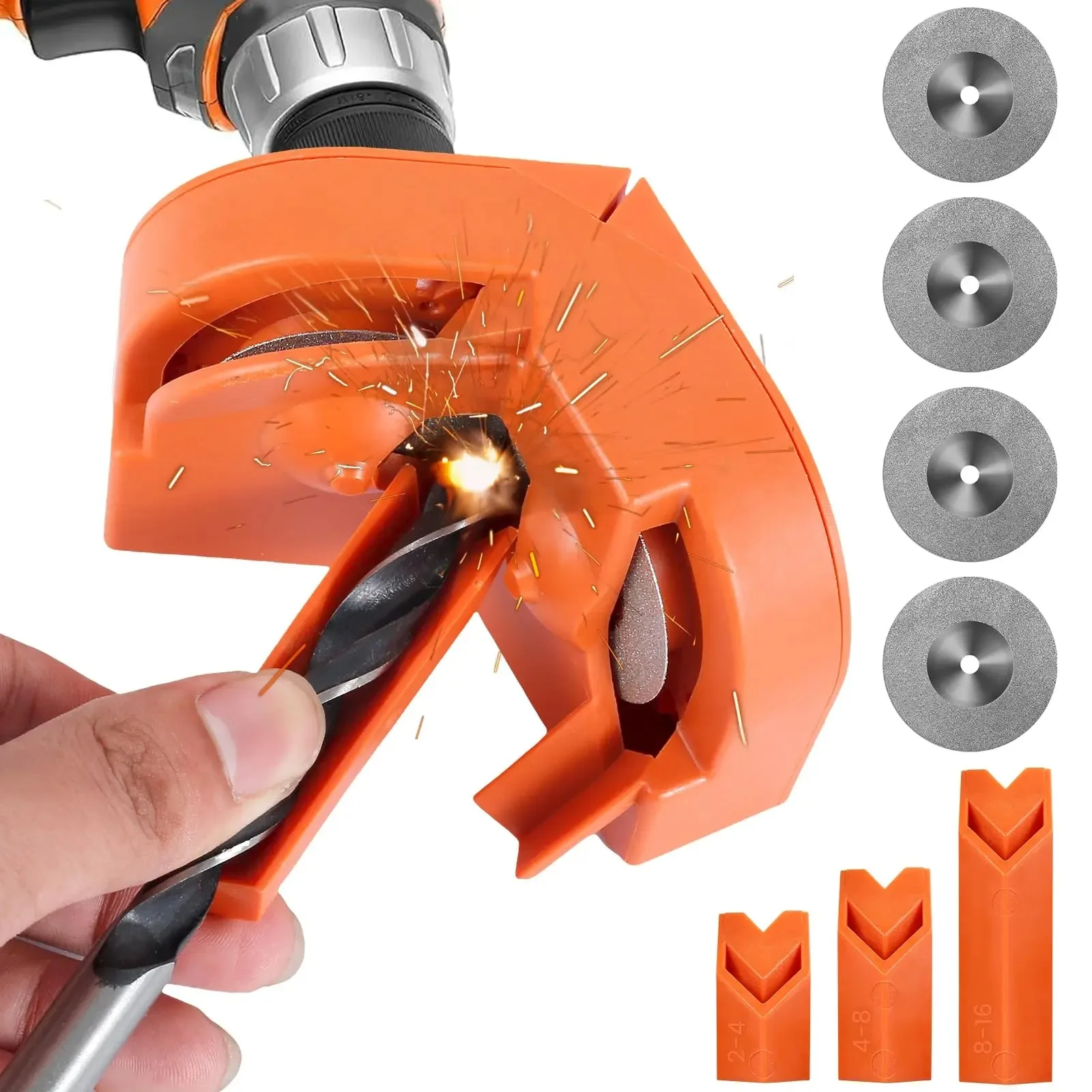 Multipurpose Drill Bit Grinding Sharpener Electric Impact Drill Knife Sharpener Disposable Double-sided Polishing