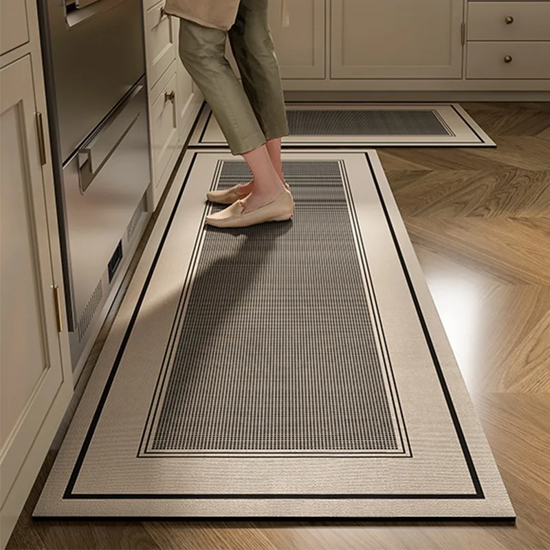 

Kitchen Carpet Non-slip Floor Mat Home Decoration Luxury Rug Long Strip Bathroom Area Rugs Diatom Mud Water Absorption Mats 양탄자