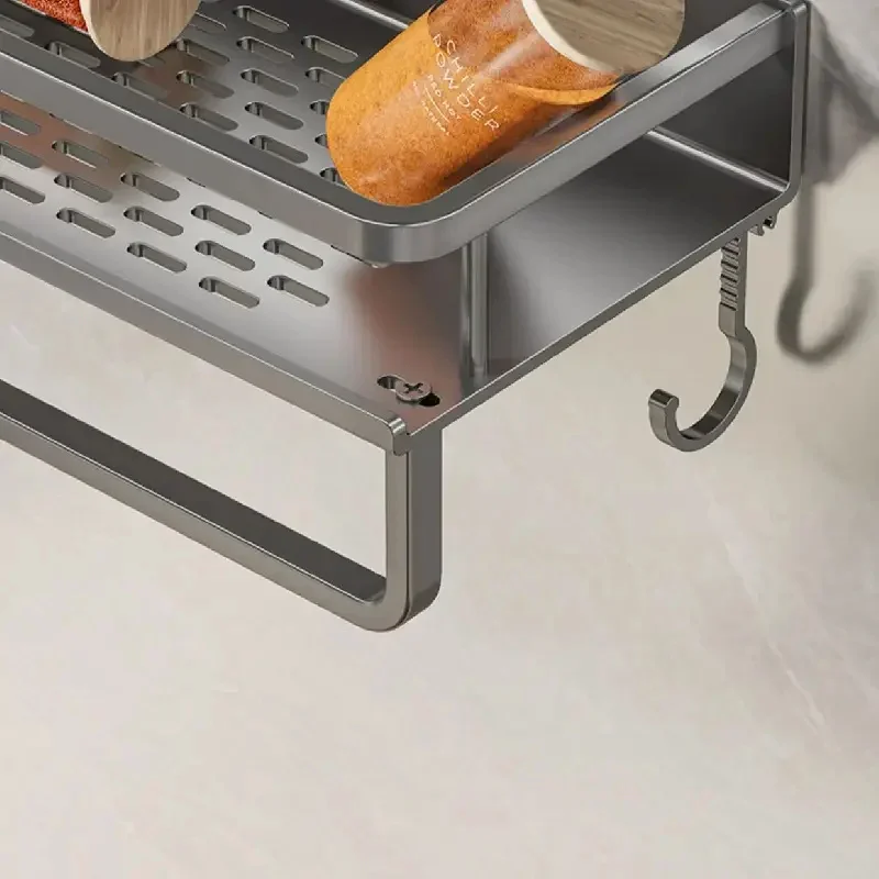 Spice Farmhouse Condiment Organizer Cabinet Hanging Flexible Wall Shelf Kitchen Storage Perfect for Kitchen Item Storage
