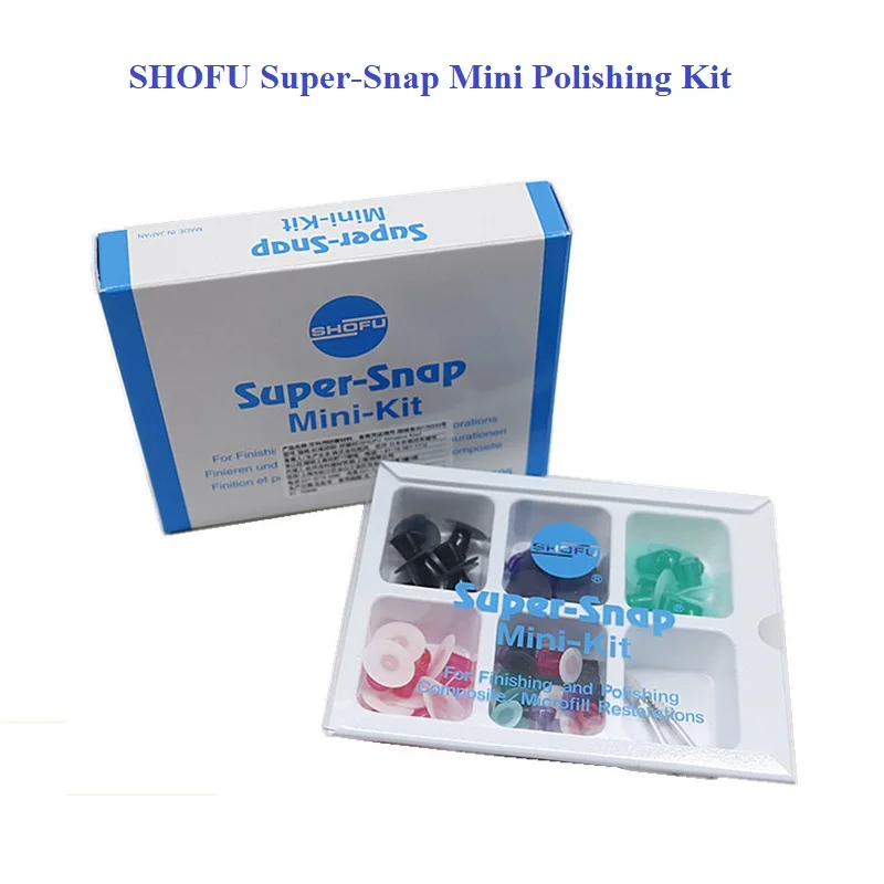 

SHOFU Super-Snap Rainbow Mini Polishing Disk Kit SHOFU Super Snap Dental Composite Polishing And Finishing Disc SHOFU Polishing
