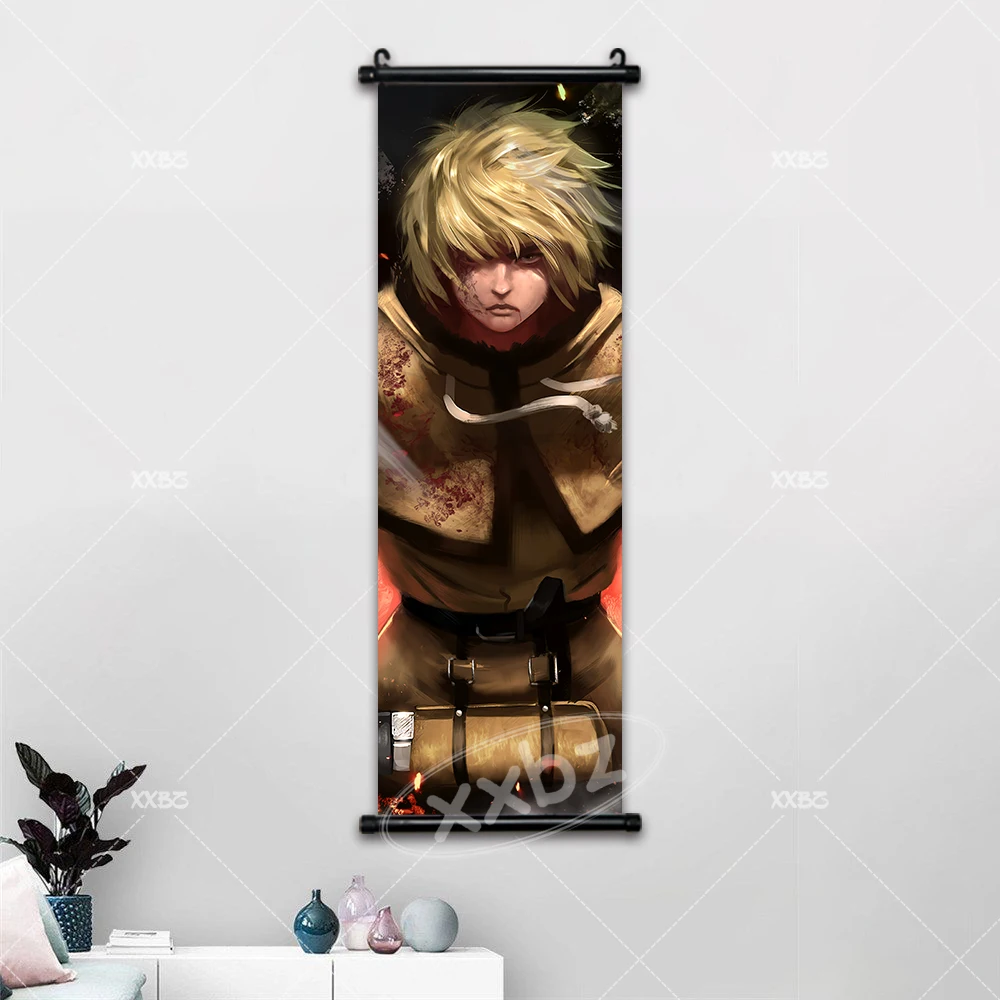 Vinland Saga Anime Wall Art: Thorfinn & Askeladd Decor Canvas Poster