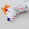 Pet Dog Toy Cute Birthday Cake Squeaky Toys Bite Resistant Bone Shape Stuffed Toy Cat Puppy Chew Toy Interactive Dog Accessories 6