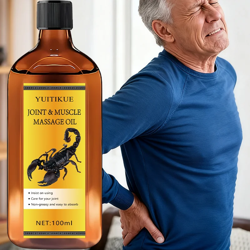 YUITIKUE Joint and Muscle Massage Oil, with regular use, cares for your joints. It is non-greasy and easily absorbed.