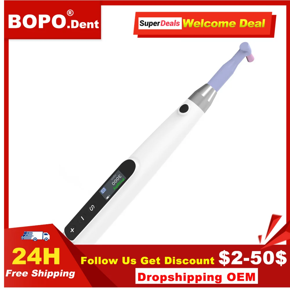 

Dental Cordless Hygiene Prophy Handpiece Hand Piece Polishing Machine for Teeth Cleaning and Polishing Dental Equipment