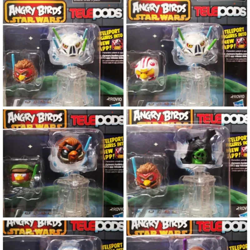 Star Wars Cartoon Kawaii Angry Birds Model Toy Two Costumes Anime Figure For Children'S Birthday Gift