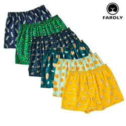 3pcs Boxer Men Shorts Boxers 100% Cotton Men Underwear Men's Panties Loose Male Underpants Homme Large Size Printing Arrow Pants