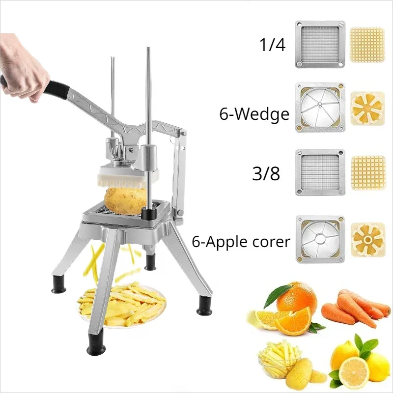 Stainless Steel Blade Potato Cutter Manual Vegetable Chopper 6 Wedge 8-Wedge 6 Apple Corer
