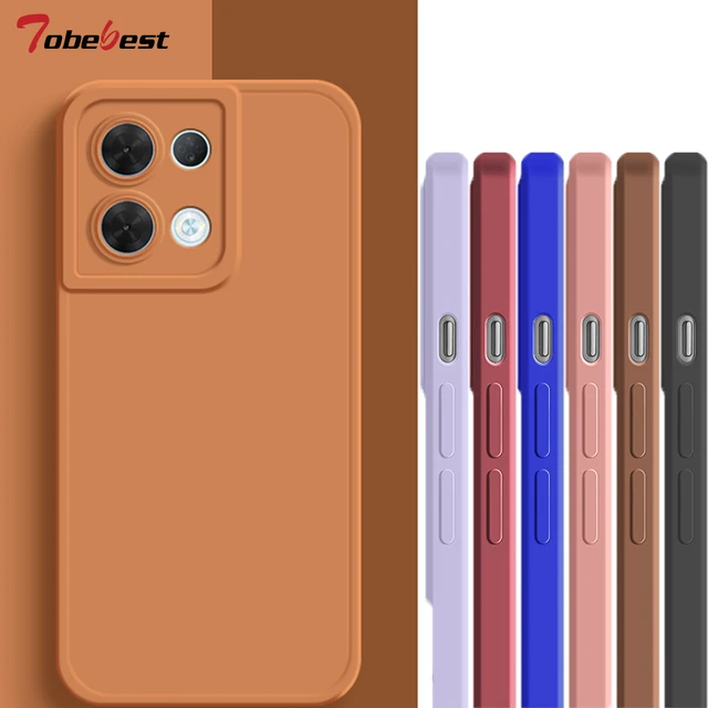 For Oppo Reno 10 Case Luxury TPU Soft Silicone Phone Protection Cover For  Oppo Reno10 10 5G Funda Stylish Simple Capa Bumper - AliExpress