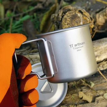 Titanium Camping Coffee Cup 1