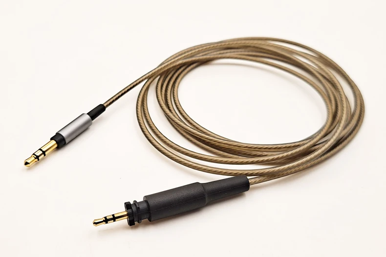 For Philips Headset SHP9000 SHP8900 SHP895 SRH440 SRH840 SRH840A SRH440A 940 750DJ Replaceable Silver Plated Cable
