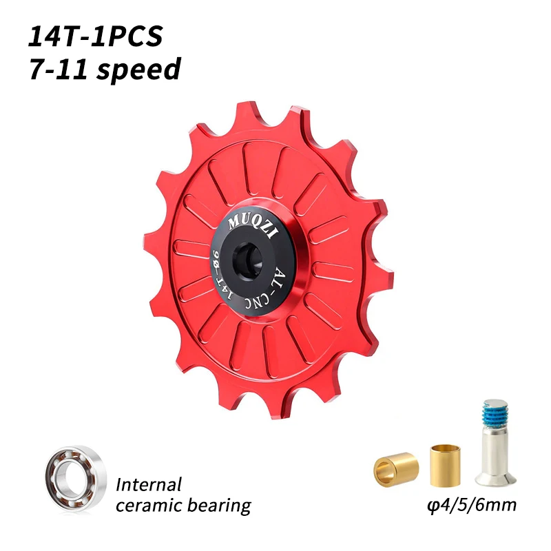 Enhanced Ceramic Bike Jockey Wheels - Precision Pulley Enhancements