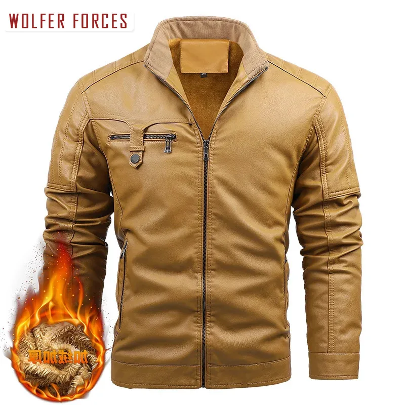 

Tactical Jacket Man Military Techwear Windbreak Heating Cardigan Withzipper Windshield Baseball Retro Motorcycle Windbreaker