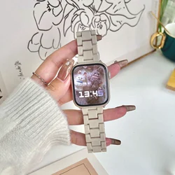 Colorful Transparent Strap - 38mm 40mm 41mm (590 Beige)