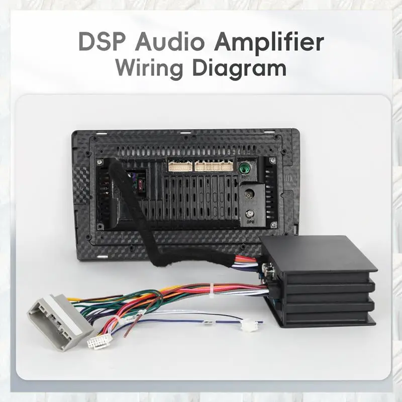 Hot Selling-Car Digital Signal Processor Amplifier For Radio Stereo Subwoofer With Fiber Optic Input Plug And Play,Car Digital S