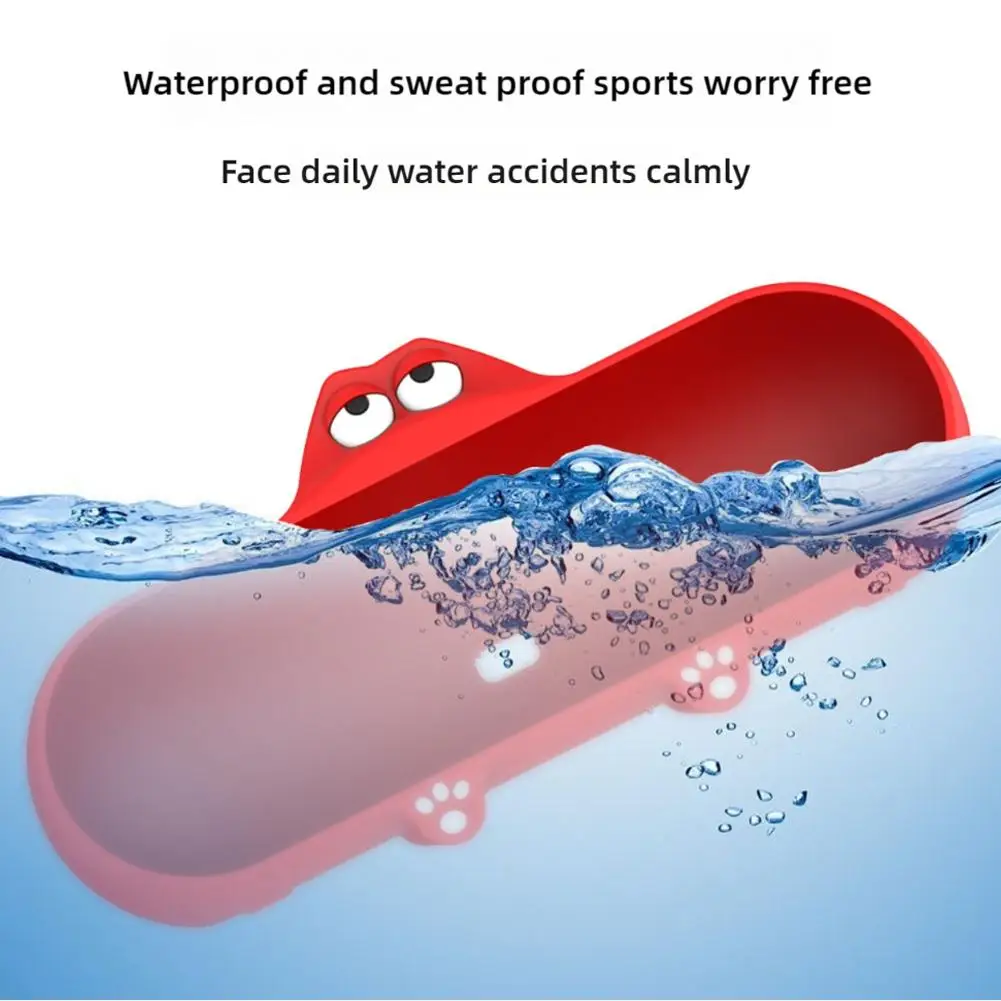 Silicone Waterproof Dustproof Case for Bluetooth Speaker - Cute Solid Color Protective Cover