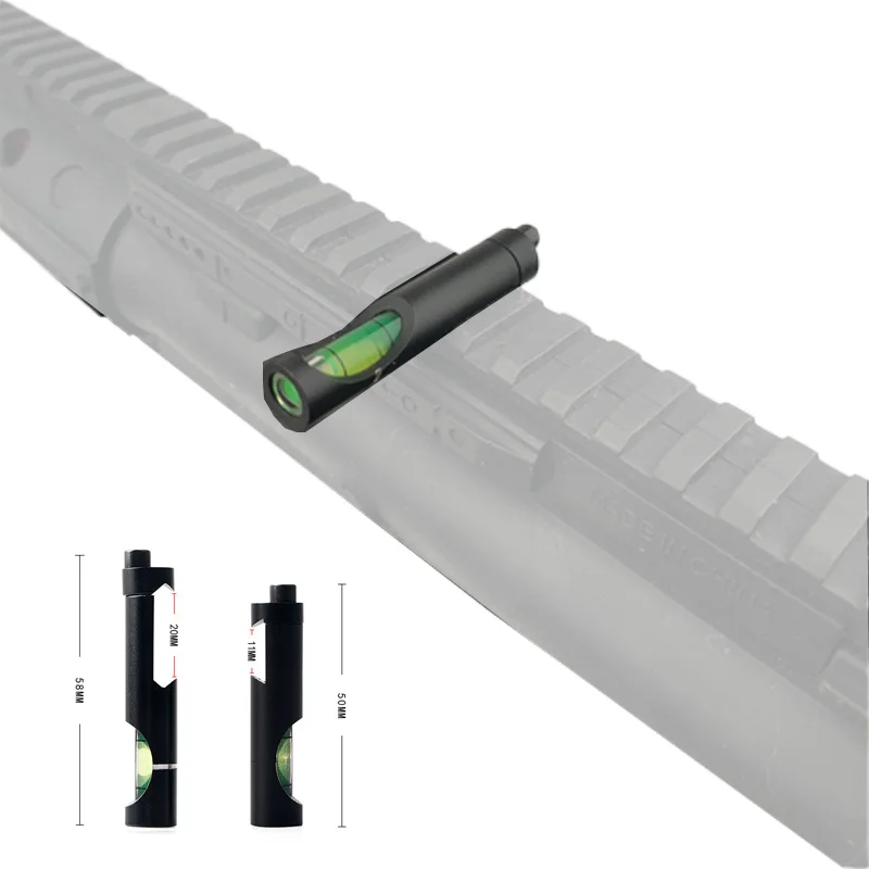 Scope Bubble Level and Optical Scope Mounts for Outdoor Hunting Sight Calibration