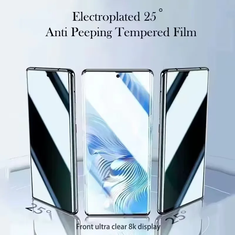 2-Pack Privacy Tempered Glass Anti-Spy Dust-Free Installation Screen Protector