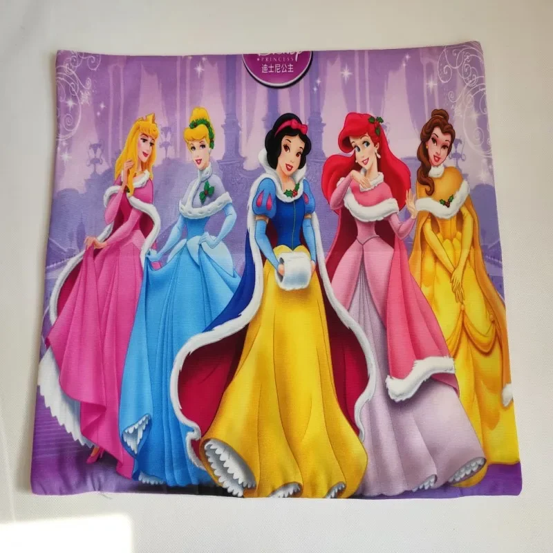 Nice Elsa Anna Princess Frozen Cushion Cover 45x45cm PillowCase Cartoon Decorative/Nap on Room Sofa Baby Girl Birthday Gift