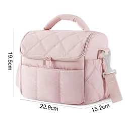 Waterproof Lightweight Insulated Lunch Bag (Pink)