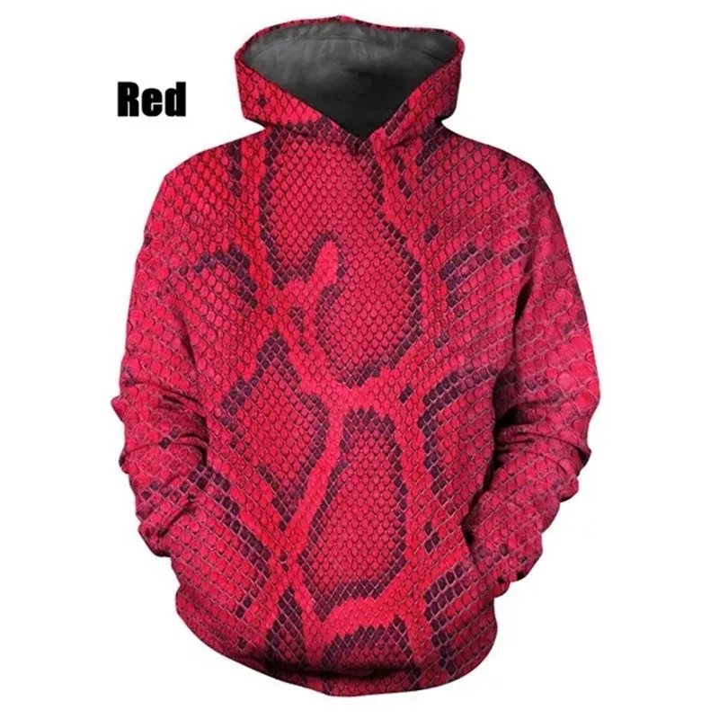 Sudadera con capucha para hombre con estampado 3D de piel de serpiente, sudaderas para hombre y mujer, sudaderas informales de talla grande con estampado, sudaderas con capucha, camisetas de calle