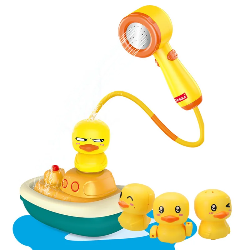 Giocattoli Da Bagno Rubinetto Elettrico Per Giochi D'Acqua Anatra Baby Shower Bagno Spray D'Acqua Giocattoli Da Bagno Bagno Nuoto Giocattoli Da Bagno 