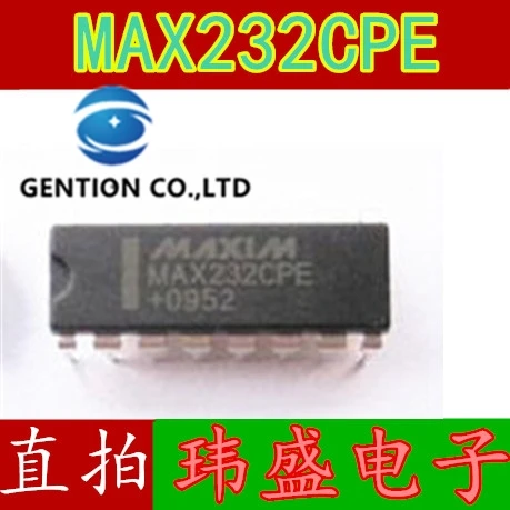 오리지널 변환 칩 직렬 통신 재고, MAX232 MAX232CPE MAX232EPE..