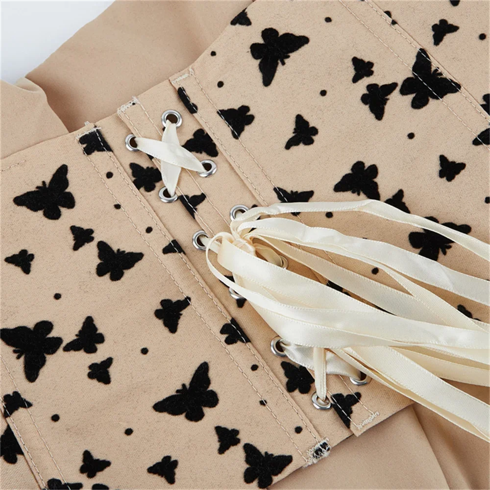 Women Overbust Corsets Sexy Slimming Butterfly Floral Pattern Lingerie Corselet Backless Body Shaper Bustier Crop Tops