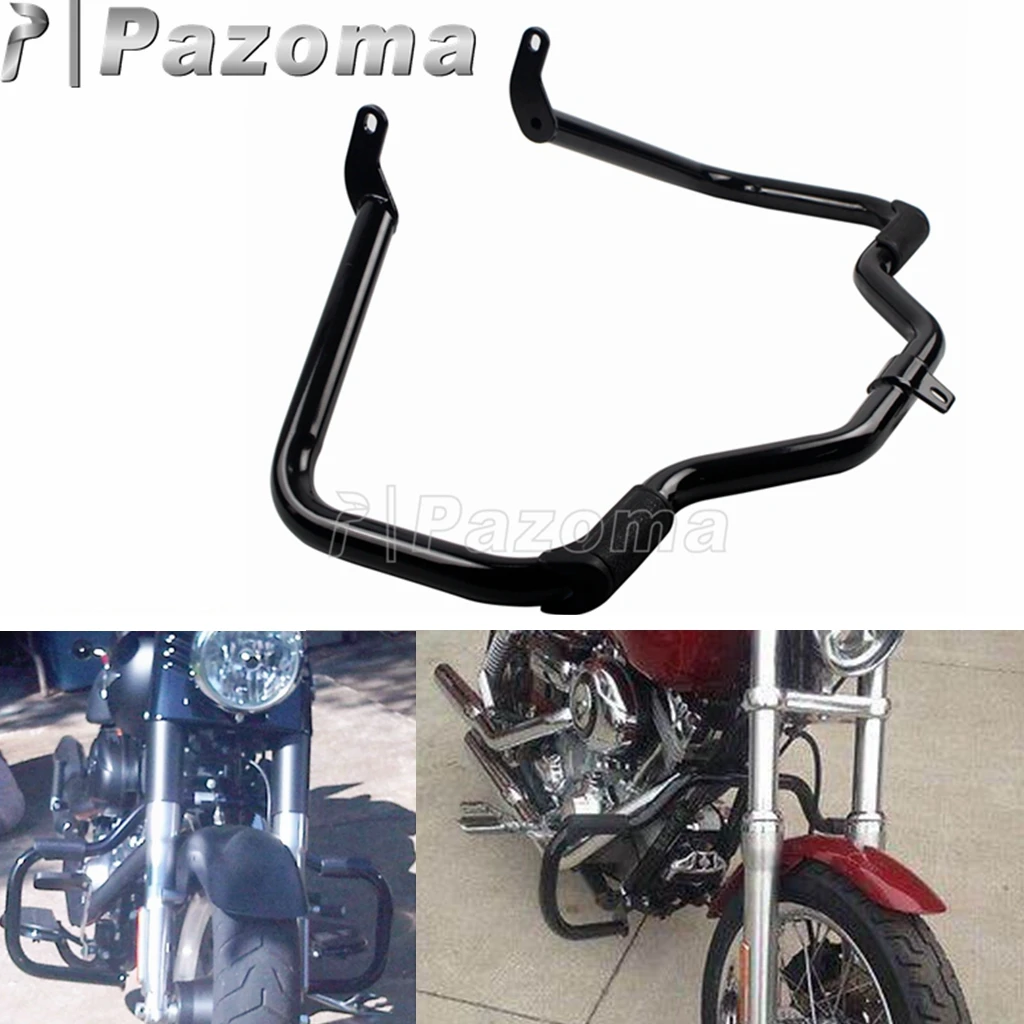 Moto Crash Engine Guard Paraurti Bar Per Harley Sotail Fat Bob Slim Heritage Springer Classic Cvo Deluxe Convertible 10-17