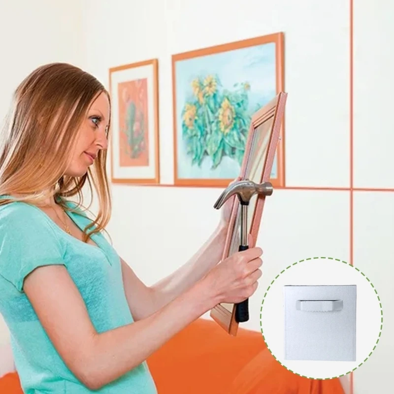 Description Picture 4 of itemMultifunction Picture Hanging set Adhesive Metal Plates for Flat Panel Displays