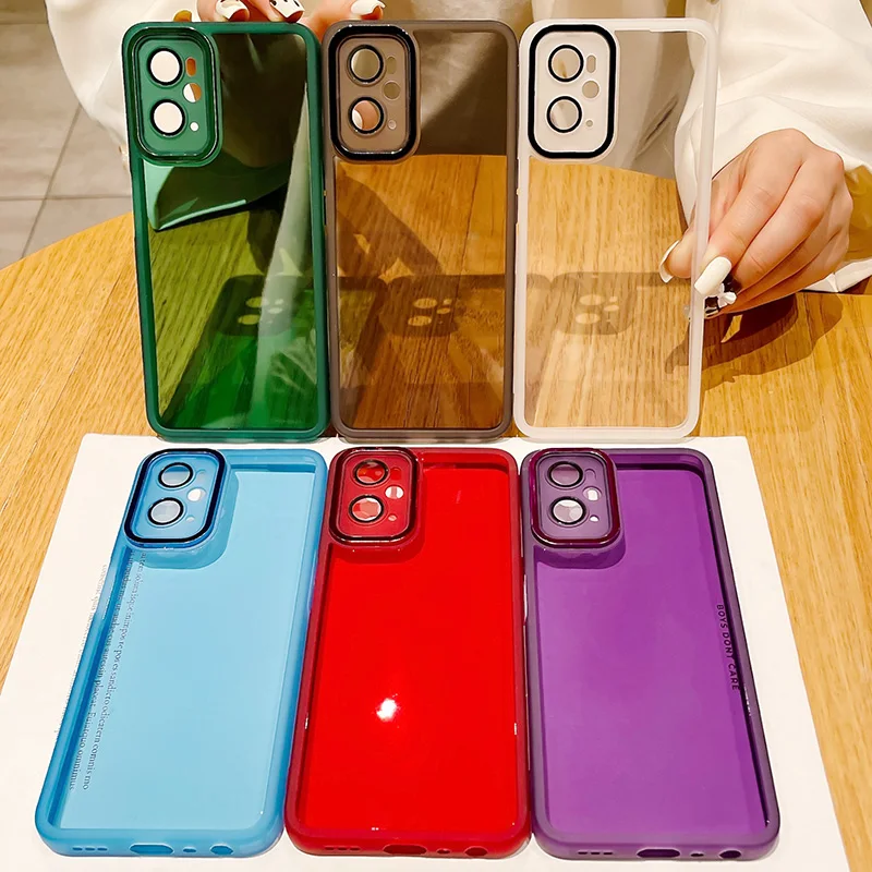 Custodia trasparente con protezione morbida per lenti elettrolitiche per Realme 10PRO PLUS C55 C35 C33 C31 C30 C21Y C12 C15 C25S C20 C11 C2 Cover_voghion.com